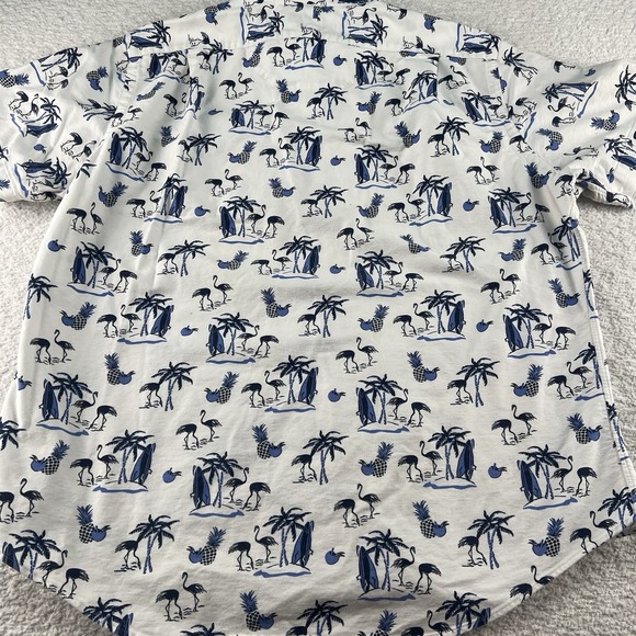 Ralph‎ Lauren Shirt Mens Large Button Up Classic Fit Flamingo Hawaiian - Picture 7 of 8